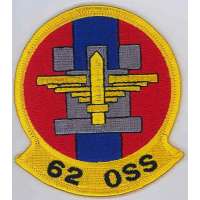 NÁŠIVKA US 1Š 80x90mm 62nd OPERATIONS SUPPORT SQUADRON 04