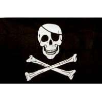 VLAJKA PIRÁT JOLLY ROGER 90x150cm