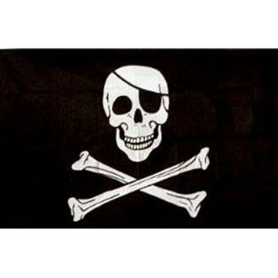 VLAJKA PIRÁT JOLLY ROGER 90x150cm