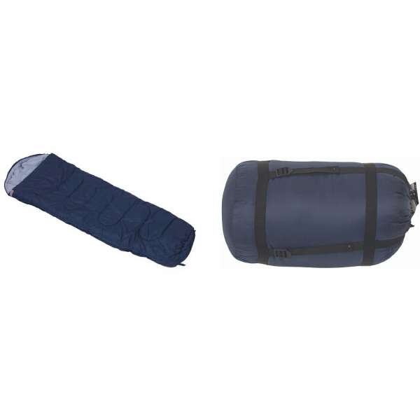 SPACÍ PYTEL MUMIE -10C 220x75x50cm SBALENÝ 40x25x25cm BAVLNA-POLYESTER MODRÝ