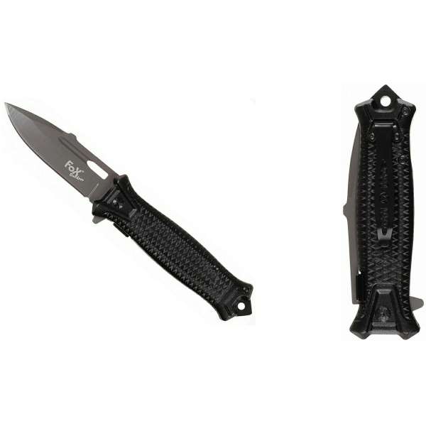 NŮŽ SKLÁDACÍ S KLIPEM Snake 27cm, ČEPEL 9,5cm CELOKOV ČERNÝ