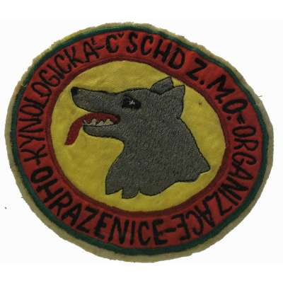 NÁŠIVKA 110mm KYNOLOGICKÁ SPOLEČNOST OHRAZENICE