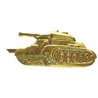 ODZNAK ČSLA ROZLIŠOVACÍ TANKOVÉ VOJSKO PRAVÝ 10x25mm ZLATÝ