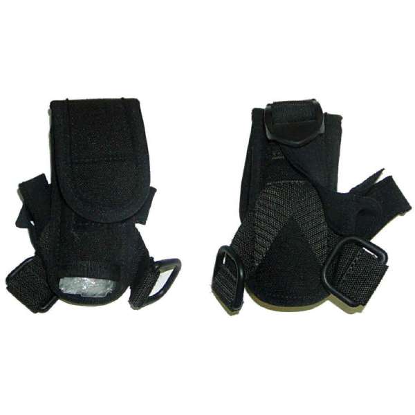 POUZDRO SECURITY NA ZÁSOBNÍK 6x13cm S ÚCHYTEM NA TAKT VESTU ČERNÉ