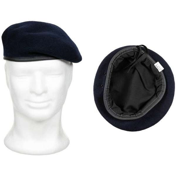 BARET FRANC orig TMAVĚ MODRÝ