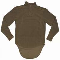 TRIKOT BRIT SE ZIPEM TERMO PRODLOUŽENÁ ZÁDA FLEECE orig OLIV