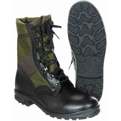 BOTY BW TROPEN KOŽENÉ ŠITÉ PODRÁŽKA VULKAN V2 orig ČERNÉ