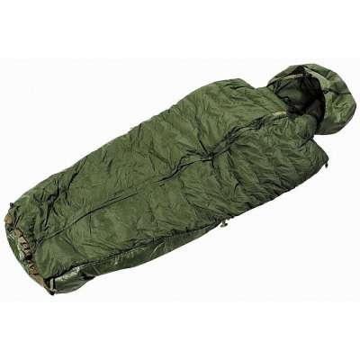 SPACÍ PYTEL BRIT MUMIE PÉŘOVÝ  WATERPROOF SPODEK OLIV