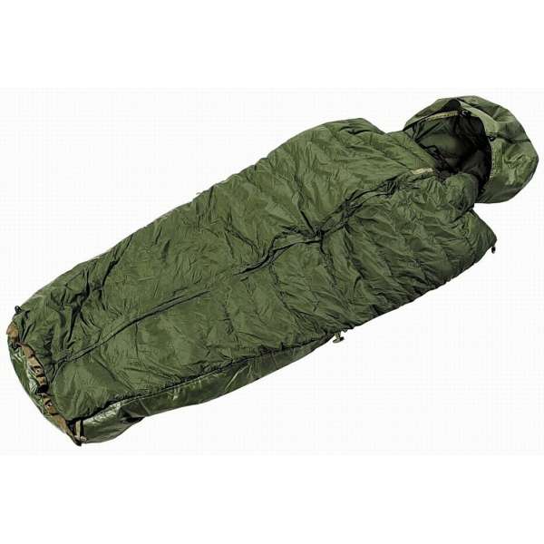 SPACÍ PYTEL BRIT MUMIE PÉŘOVÝ  WATERPROOF SPODEK OLIV