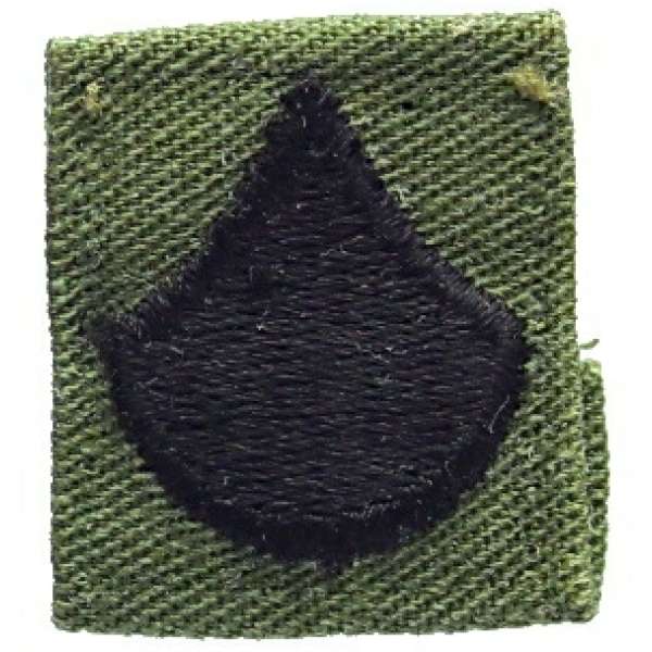 NÁŠIVKA US HODNOST 4R 25x25mm SPEC-4 CLASS ZELENO-ČERNÁ