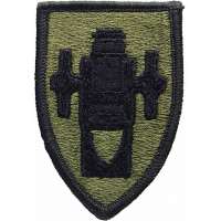 NÁŠIVKA US ŠTÍT 50x75mm VIETNAM FIELD ARTILLERY OLIV