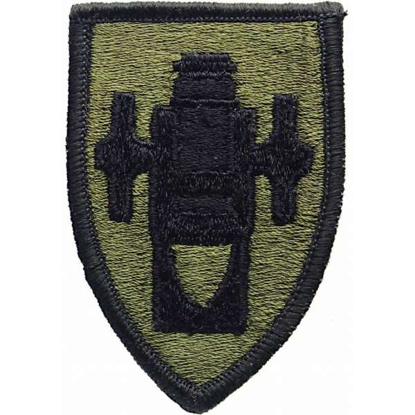 NÁŠIVKA US ŠTÍT 50x75mm VIETNAM FIELD ARTILLERY OLIV