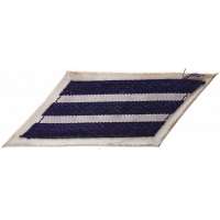 NÁŠIVKA BW HODNOST 4R 120x40mm MARINE MODRO-BÍLÁ