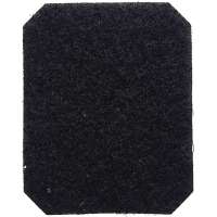 NÁŠIVKA VELCRO 4R 40x75mm  RUKÁVOVÝ ČERNÝ
