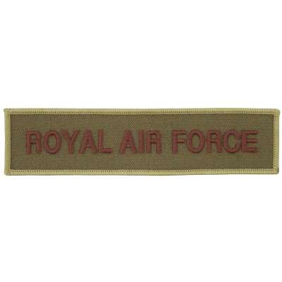 NÁŠIVKA BRIT 4R 145x35mm ROYAL AIR FORCE DESERT