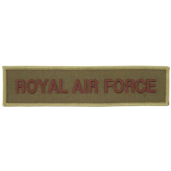 NÁŠIVKA BRIT 4R 145x35mm ROYAL AIR FORCE DESERT