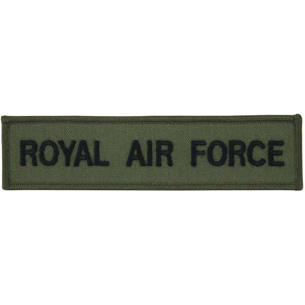 NÁŠIVKA BRIT 4R 145x35mm ROYAL AIR FORCE OLIV