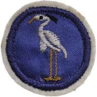 NÁŠIVKA SKAUT KRUH 38mm VELKÁ PTÁCI 08