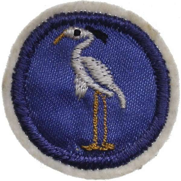NÁŠIVKA SKAUT KRUH 38mm VELKÁ PTÁCI 08