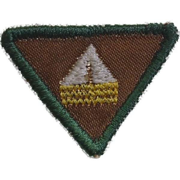 NÁŠIVKA SKAUT TROJÚHELNÍK 45x35mm 03