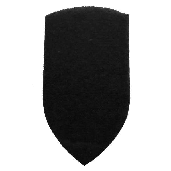 NÁŠIVKA ŠTÍT RUKÁVOVÝ 60x110mm VELCRO ČERNÝ