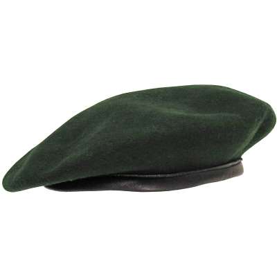 BARET BRIT ROYAL MARINES orig TMAVĚ OLIV