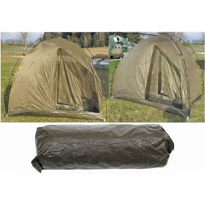 MOSKYTIÉRA BRIT VE TVARU STANU S KONSTRUKCÍ 2 KABINY 2,1x1,5x2m BALENÍ 60x25x18cm orig OLIV