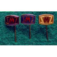 ODZNAKY SLOVENSKO KOŠICE 3ks ZMZ 14x10mm