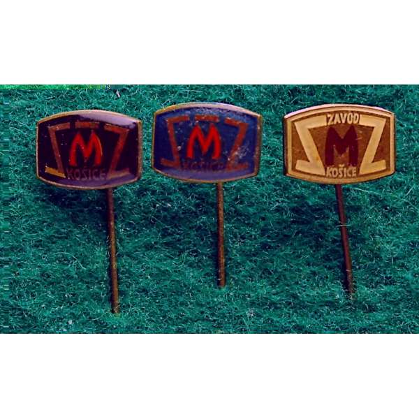 ODZNAKY SLOVENSKO KOŠICE 3ks ZMZ 14x10mm