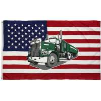 VLAJKA USA TRUCK 90x150cm