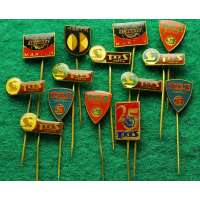 ODZNAKY SLOVENSKO MARTIN 14ks TEES,SD 1896-1971,25 LET