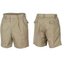 KALHOTY BERMUDA ITAL 2 KAPSY ZIP orig KHAKI