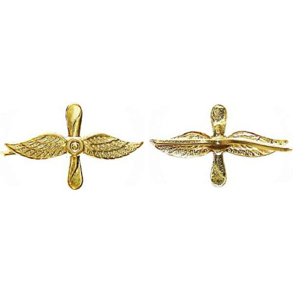 ODZNAK ČSLA ROZLIŠOVACÍ LETECTVO 25x17mm ZLATÝ