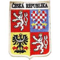 NÁŠIVKA ČESKÁ REPUBLIKA  ZNAK RUKÁVOVÝ 60x90mm