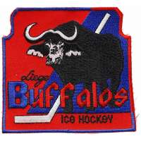 NÁŠIVKA USA BUFFALOS ICE HOCKEY 105x100mm MODRO-ČERVENÁ