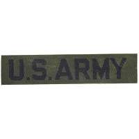 NÁŠIVKA US ARMY 11x2,5cm OLIV