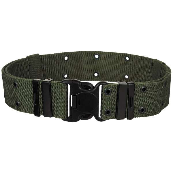 OPASEK US LC2 60mm PŘEZKA S POJISTKOU OLIV