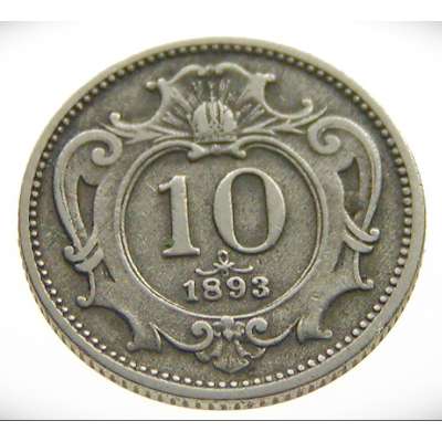 10 HELLER 1893 FJ I.