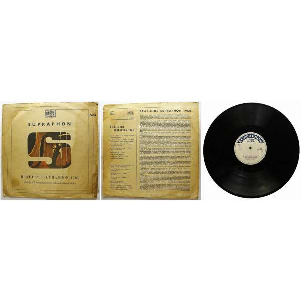 DESKA VINYL LP BEAT-LINE SUPRAPHON 1968 PERFEKTNÍ STAV