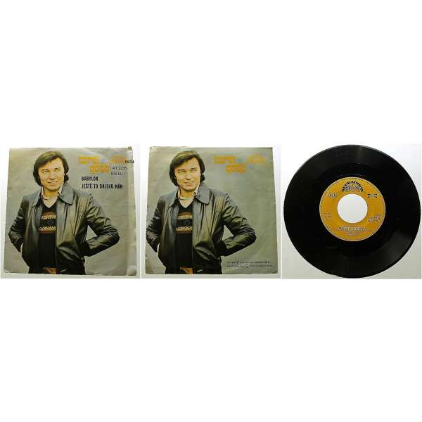DESKA VINYL SP KAREL GOTT 1. BABYLON 2JEŠTĚ TO DALEKO MÁM 1978 V1 SUPRAPHON PERFEKTNÍ