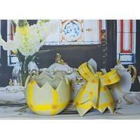 KERAMIKA DEKORATIVNÍ VAJÍČKO 56x96mm VÝŠKA