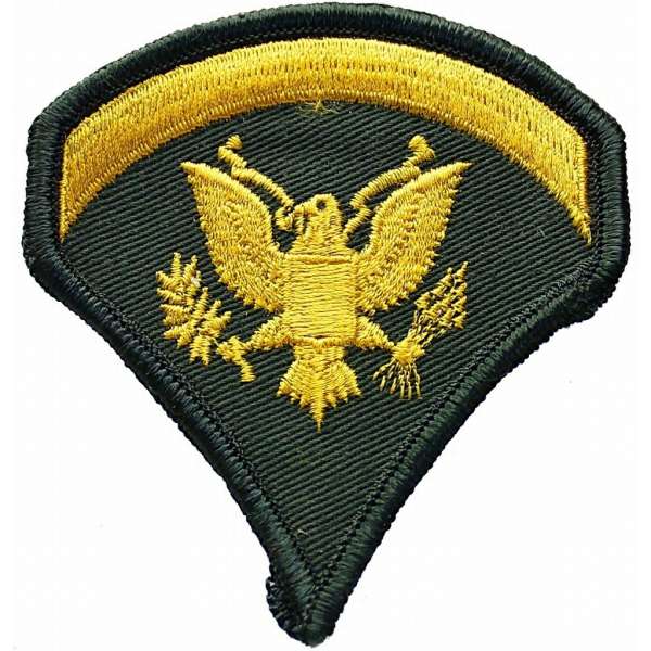 NÁŠIVKA US hodnost O 75x80mm 05
