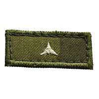 NÁŠIVKA AČR HODNOST MALÁ 45x20mm VELCRO 1 HVĚZDA 3c VYŠÍVANÁ CAMO