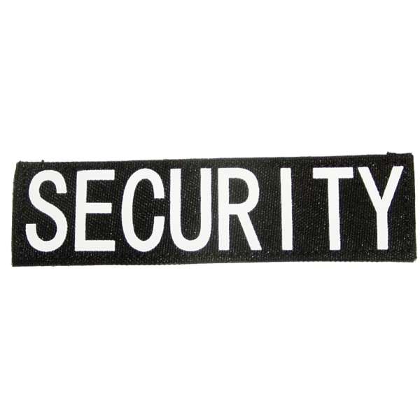 NÁŠIVKA SECURITY 15x4cm VECRO ČERNO-BÍLÁ