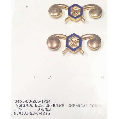 ODZNAK US LÍMEC 30X13mm CHEMICAL CORPS