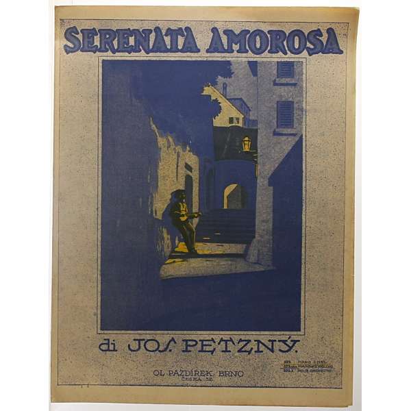 NOTY Josef Petzný SERENATA AMOROSA 1932 (2 strany)