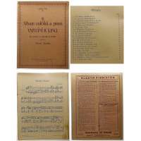 NOTY nakladatel Fr.Chadim Praha J.Žemla 2 ALBUM VALČÍKŮ A PÍSNÍ VYZVÁNÍ K TANCI 1924 (47 stran)