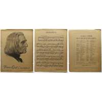 NOTY nakladatel O.Pazdírek Brno Franz Liszt CONSOLATION 2 1943 (3 stran)