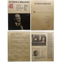 NOTY nakladatelství SUPRAPHON rytmus a melodie 40 1967 (28 stran)