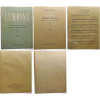 NOTY nakladatelství Štátné hudob. Praha-Bratislava An.Kafendová Hen.Lemoine Op.37 DETSKÉ ETUDY piano 1963 (77 stran)